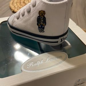 Ralph Lauren canvas sneakers Infant size 2 brand new